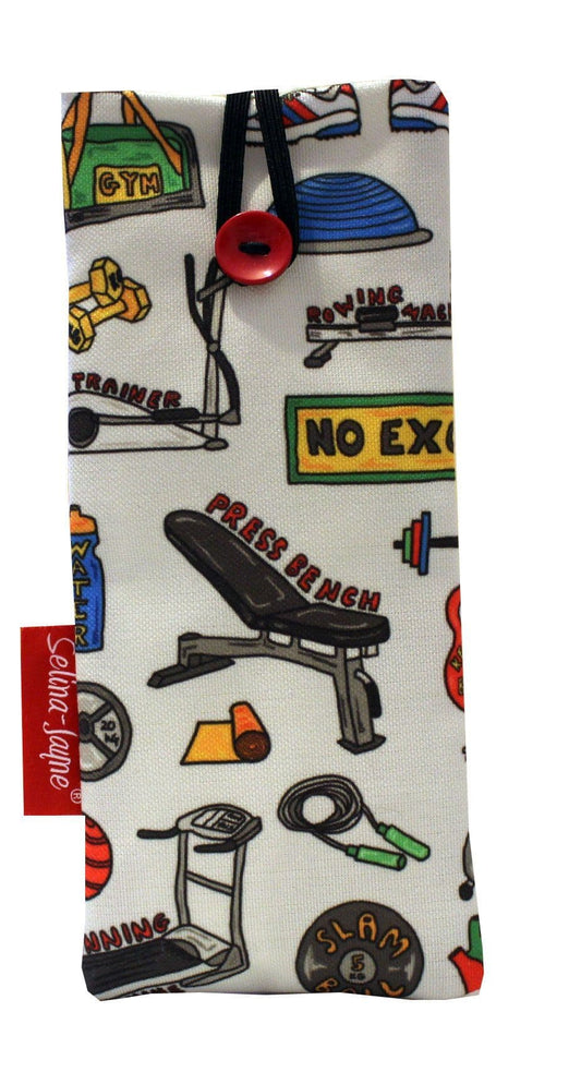Gym Soft Fabric Glasses Case by Selina-Jayne