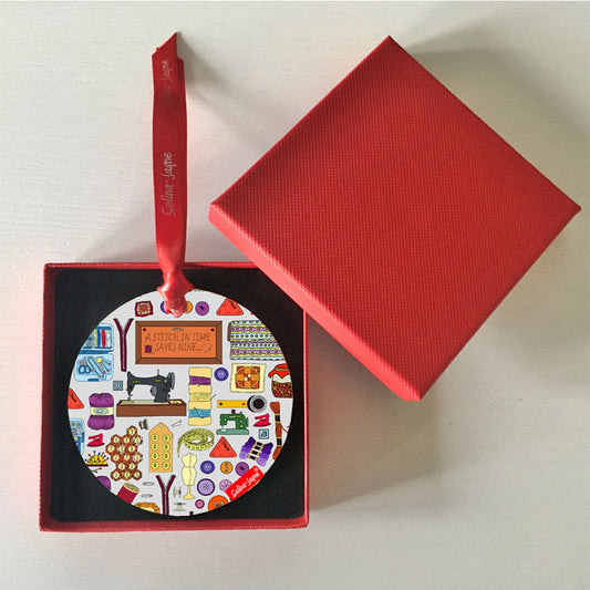 Haberdashery Hanging Decoration by Selina-Jayne
