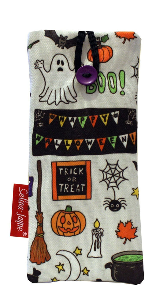 Halloween Soft Fabric Glasses Case by Selina-Jayne