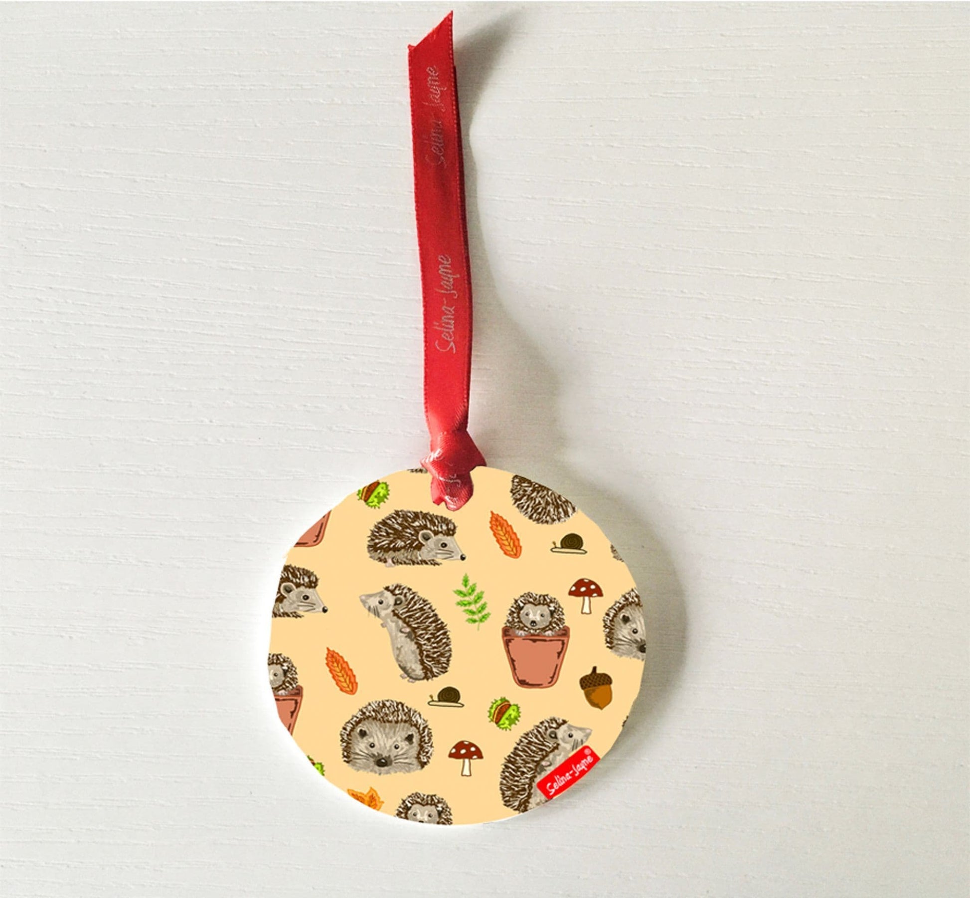 Hedgehogs Hanging Decoration by Selina-Jayne