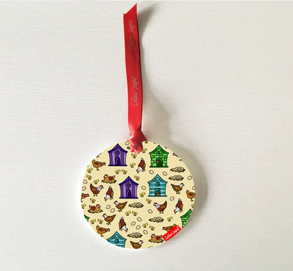 Hens Hanging Decoration by Selina-Jayne