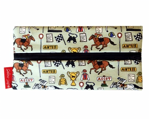 Horse Racing Pencil Case by Selina-Jayne