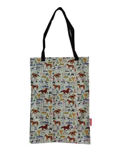 Horse Racing Tote Bag by Selina-Jayne