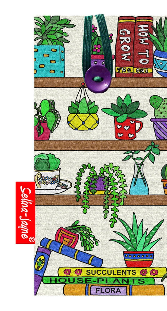 House Plants Glasses Case Soft Fabric by Selina-Jayne
