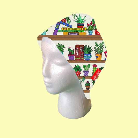 House Plants Scrub Cap by Selina-Jayne