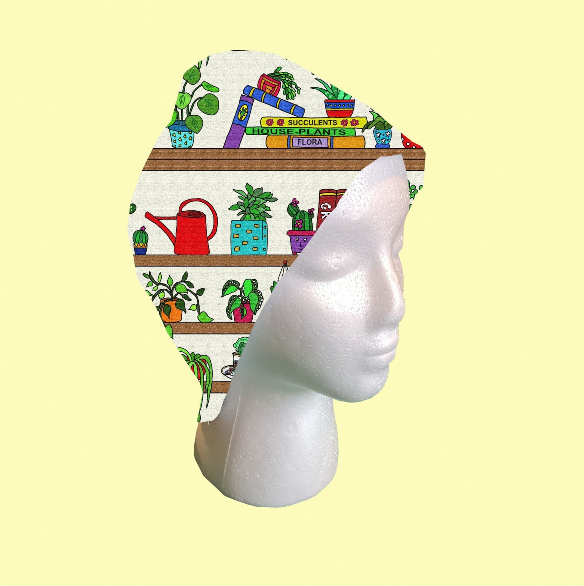 House Plants Scrub Cap by Selina-Jayne