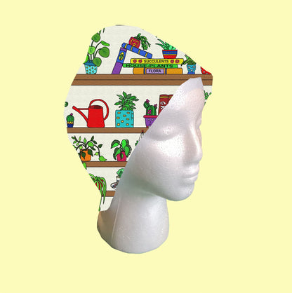 House Plants Scrub Cap by Selina-Jayne