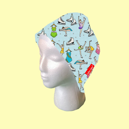 Ice Skating Scrub Cap by Selina-Jayne