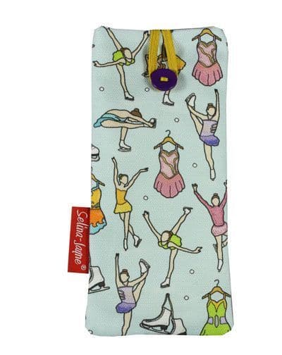 Ice Skating Soft Glasses Case by Selina-Jayne
