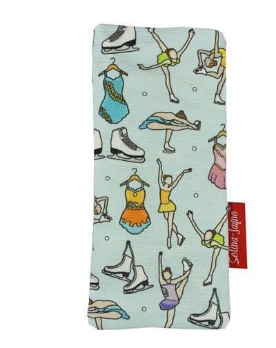 Ice Skating Soft Glasses Case by Selina-Jayne