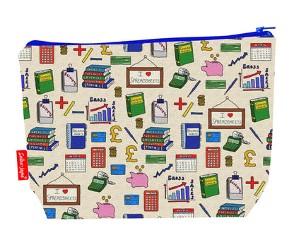 Accountants Toiletry Bag by Selina-Jayne