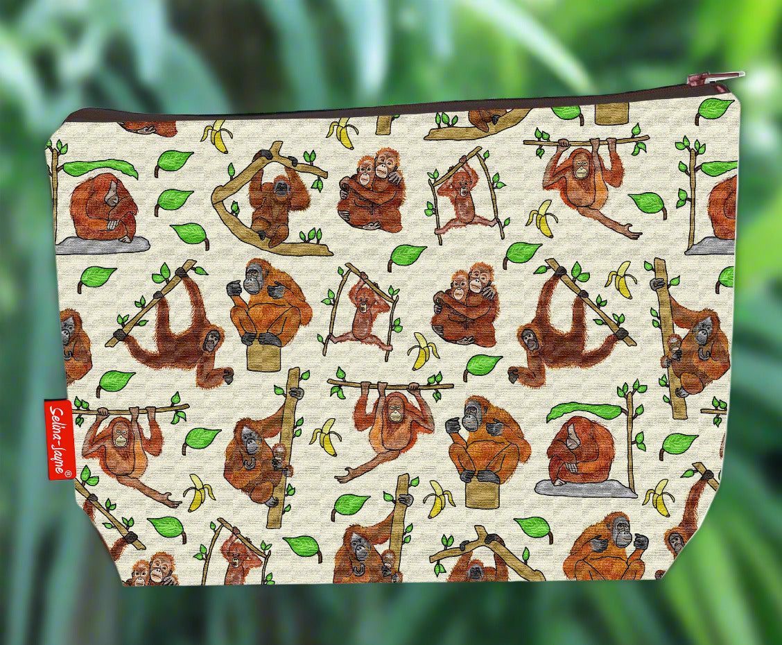 Orangutan Toiletry Bag by Selina-Jayne