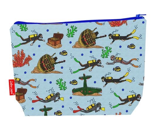 Scuba Diving Toiletry Bag by Selina-Jayne