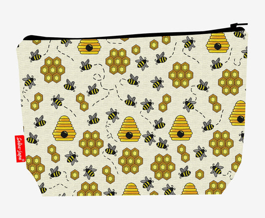 Bees Toiletry Bag by Selina-Jayne