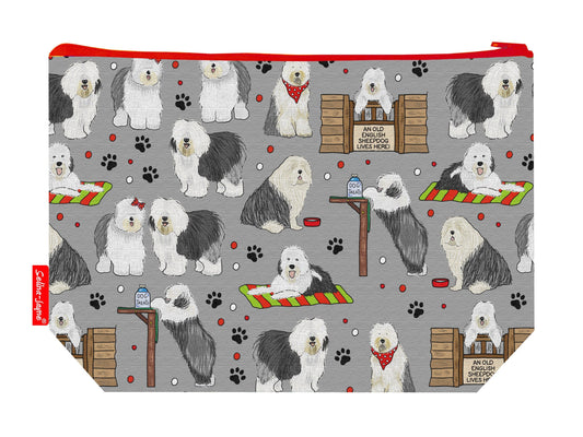 Old English Sheepdog Toiletry Bag by Selina-Jayne