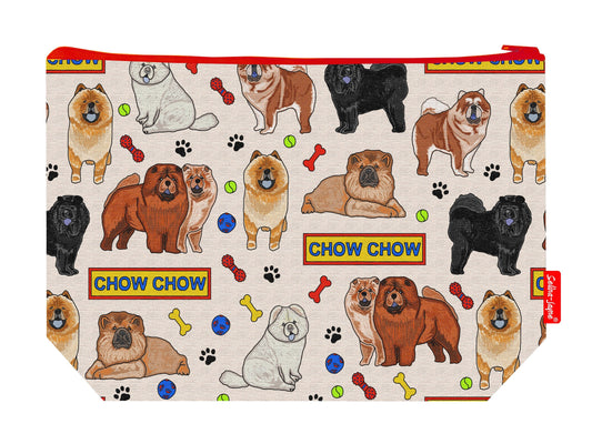 Chow Chow Dog Toiletry Bag by Selina-Jayne
