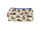 Basset Hound Dog Cosmetic Bag by Selina-Jayne