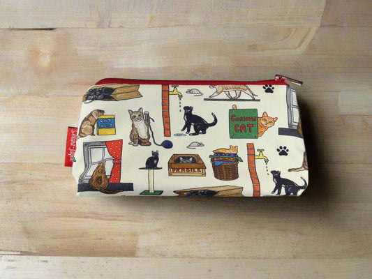 Curious Cats Makeup Bag by Selina-Jayne
