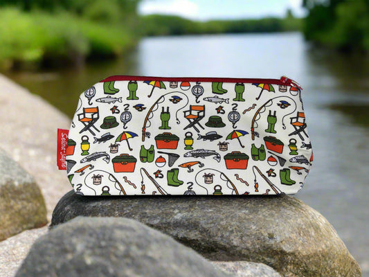 Fishing Makeup Bag by Selina-Jayne