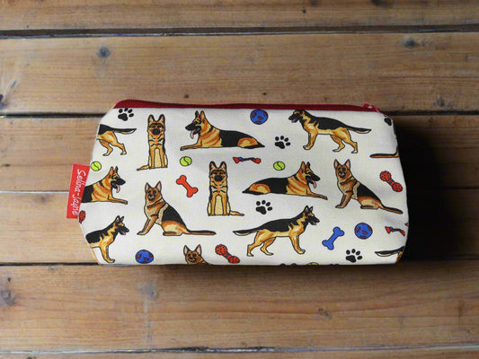 German Shepherd Dog Makeup Bag by Selina-Jayne