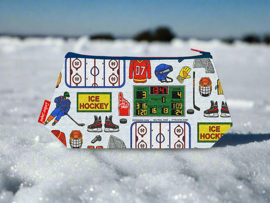 Ice Hockey Makeup Bag by Selina-Jayne