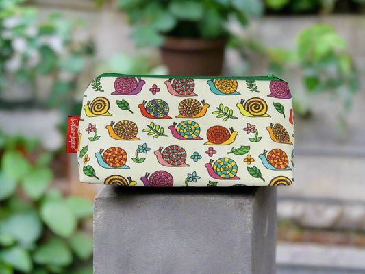 Snails Makeup Bag by Selina-Jayne