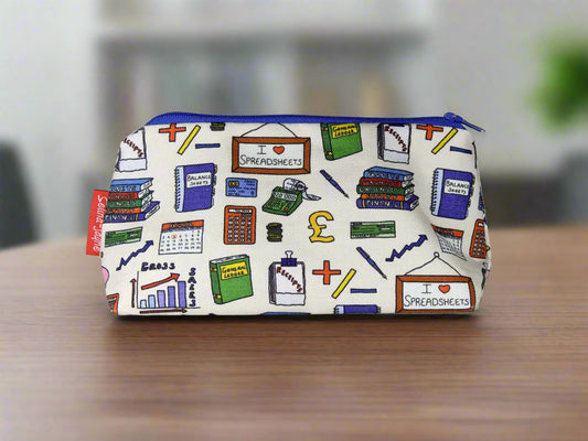 Accountants Makeup Bag by Selina-Jayne