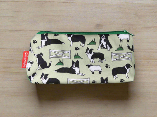 Border Collie Dog Makeup Bag by Selina-Jayne