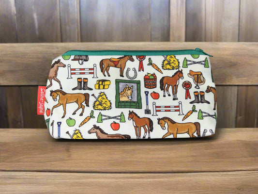 Horses Makeup Bag by Selina-Jayne