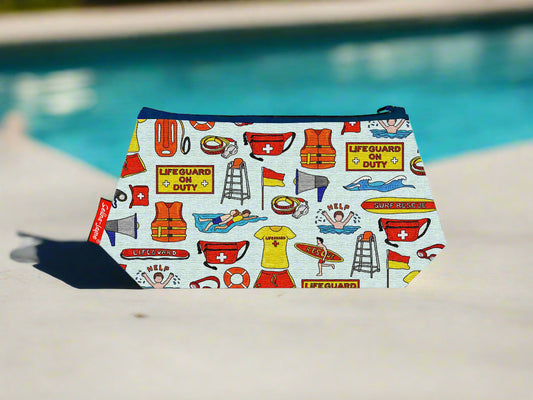 Lifeguard Makeup Bag by Selina-Jayne