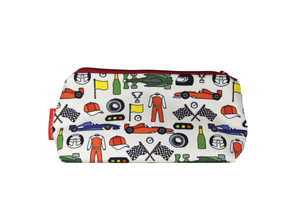 Motor Racing Cosmetic Bag by Selina-Jayne