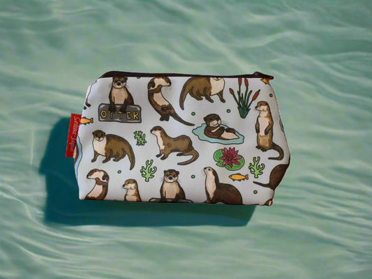 Otters Makeup Bag by Selina-Jayne