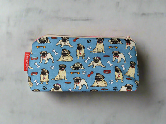 Pug Dogs Makeup Bag by Selina-Jayne