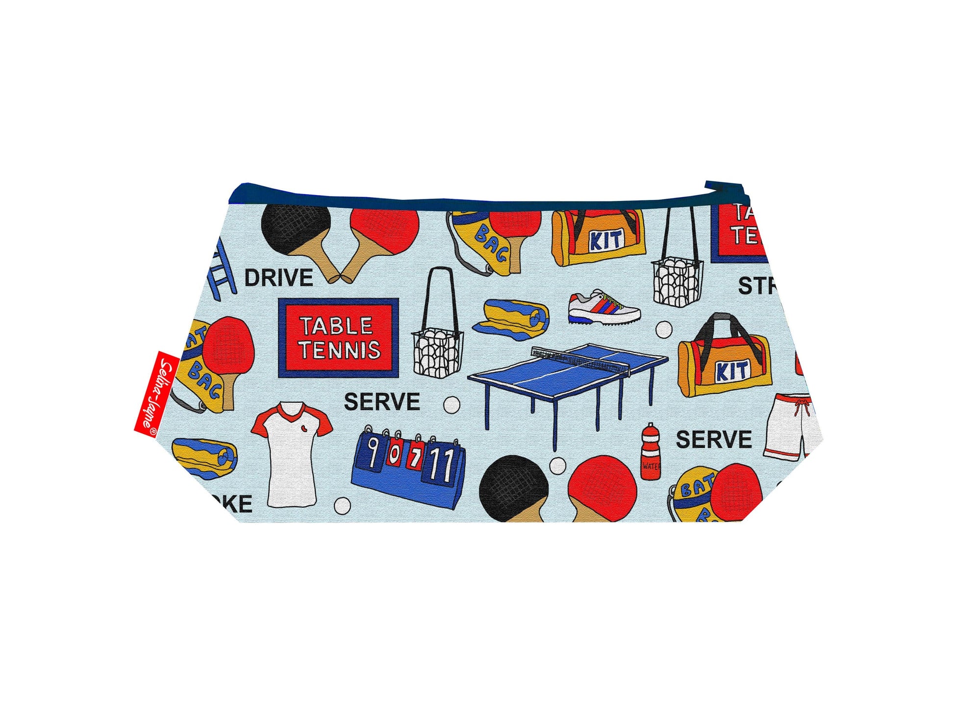 Table Tennis Makeup Bag