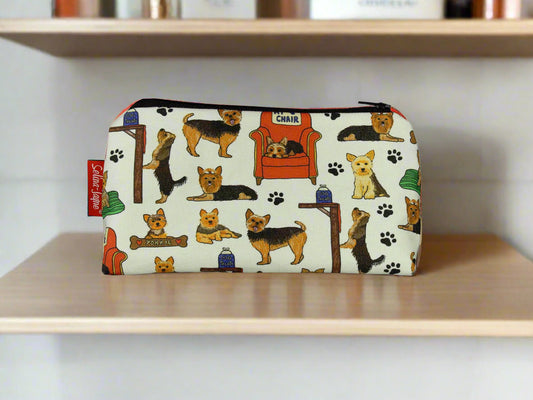 Yorkshire Terrier Makeup Bag by Selina-Jayne