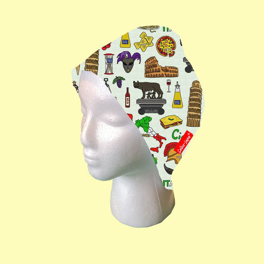 Italy Scrub Cap by Selina-Jayne