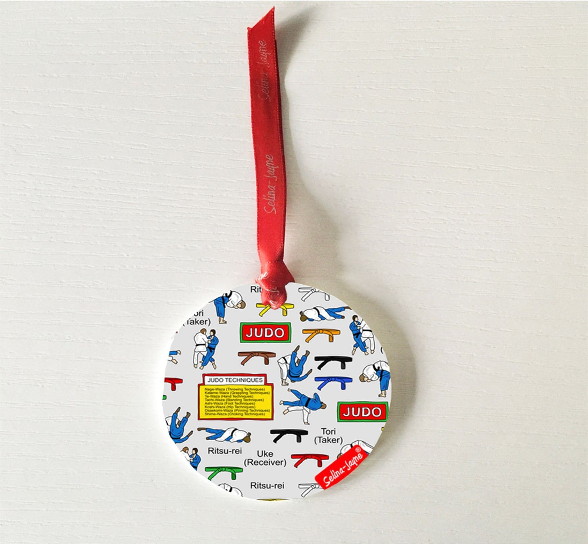 Judo Hanging Decoration by Selina-Jayne