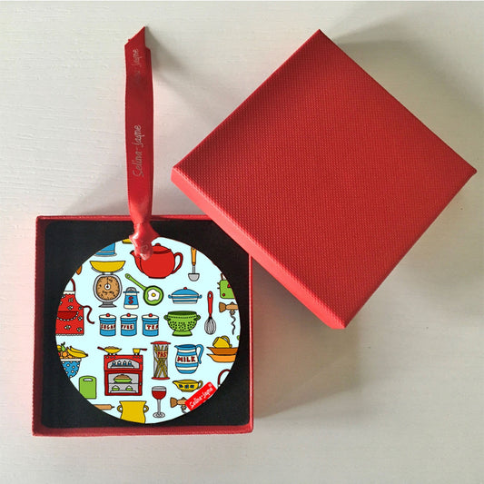 Kitchen Utensils Hanging Decoration by Selina-Jayne