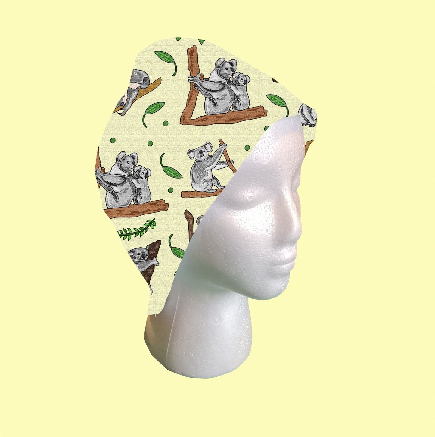Koala Bear Scrub Cap by Selina-Jayne