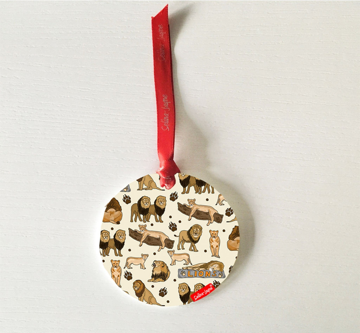 Lions Hanging Decoration by Selina-Jayne
