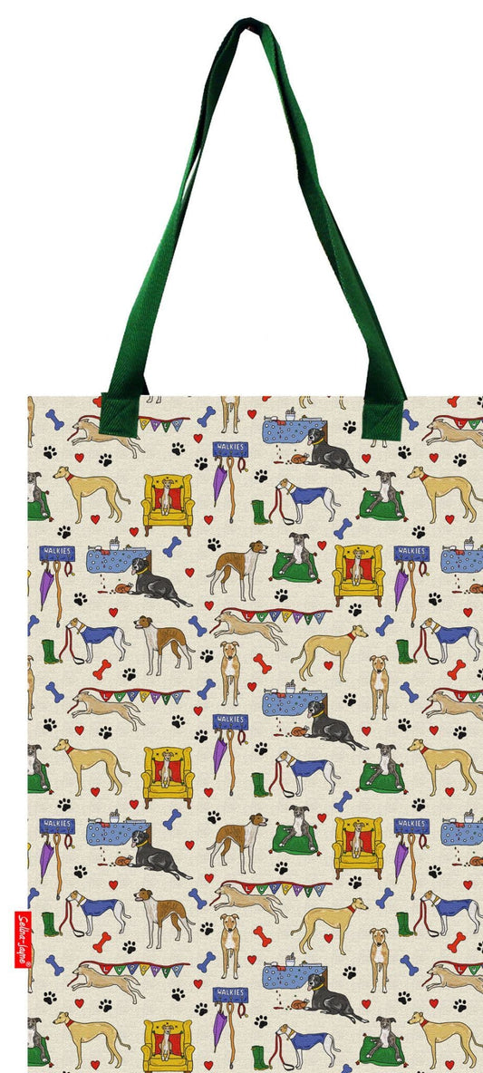 Lurcher Dog Tote Bag by Selina-Jayne