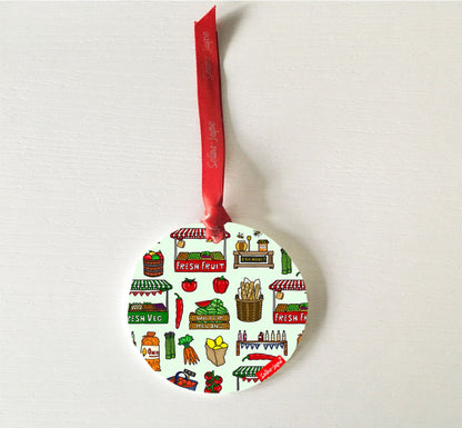 Market Day Hanging Decoration by Selina-Jayne