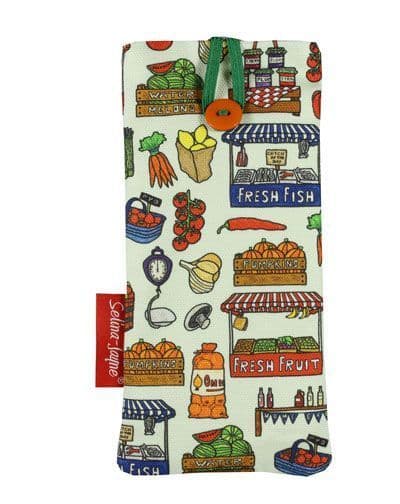 Market Day Soft Glasses Case by Selina-Jayne