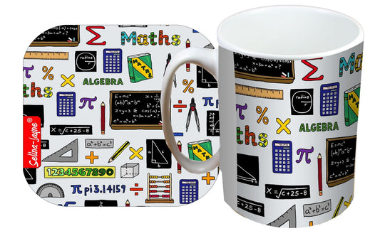 Mathematician Mug and Coaster Gift Set by Selina-Jayne