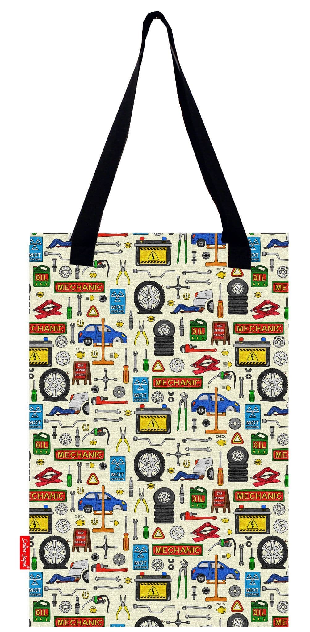 Mechanics Tote Bag by Selina-Jayne