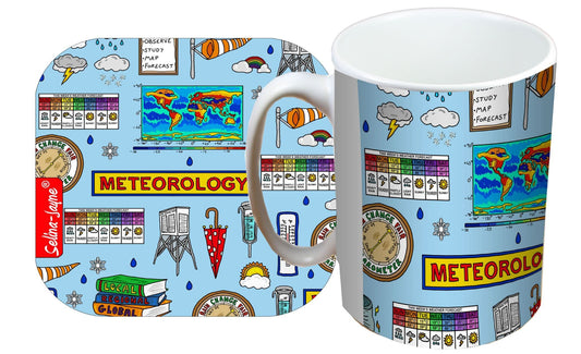 Meteorologist Mug and Coaster Gift Set by Selina-Jayne