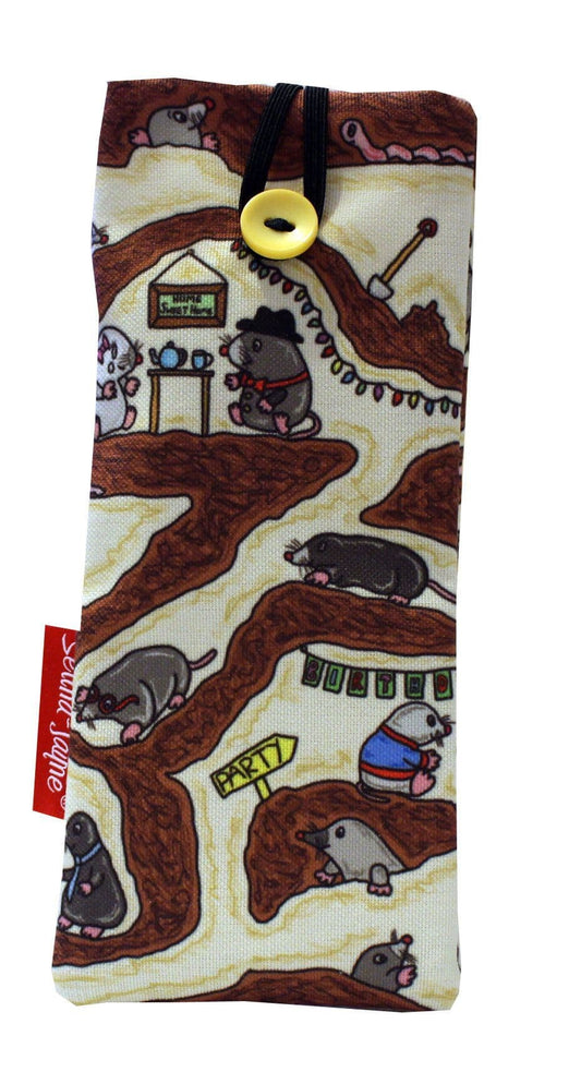 Moles Soft Fabric Glasses Case by Selina-Jayne
