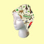 Monkey Scrub Cap by Selina-Jayne