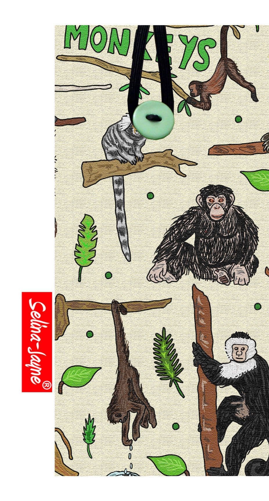 Monkey Soft Glasses Case by Selina-Jayne