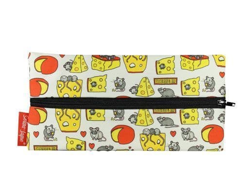 Mouse and Cheese Pencil Case by Selina-Jayne